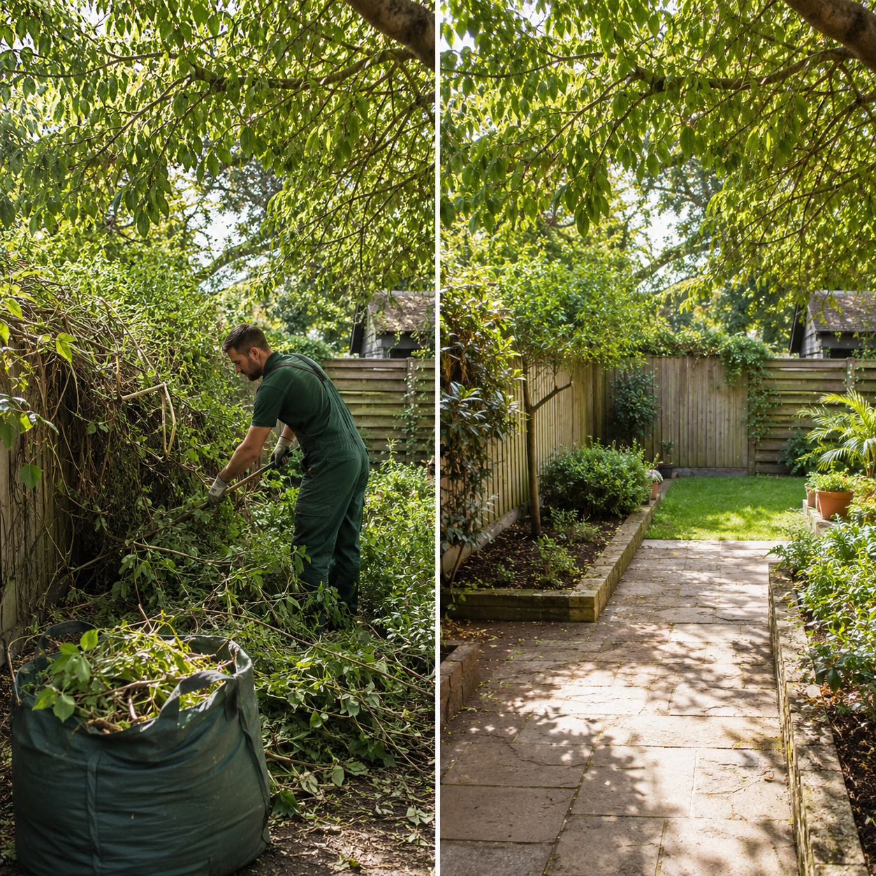 garden clean up