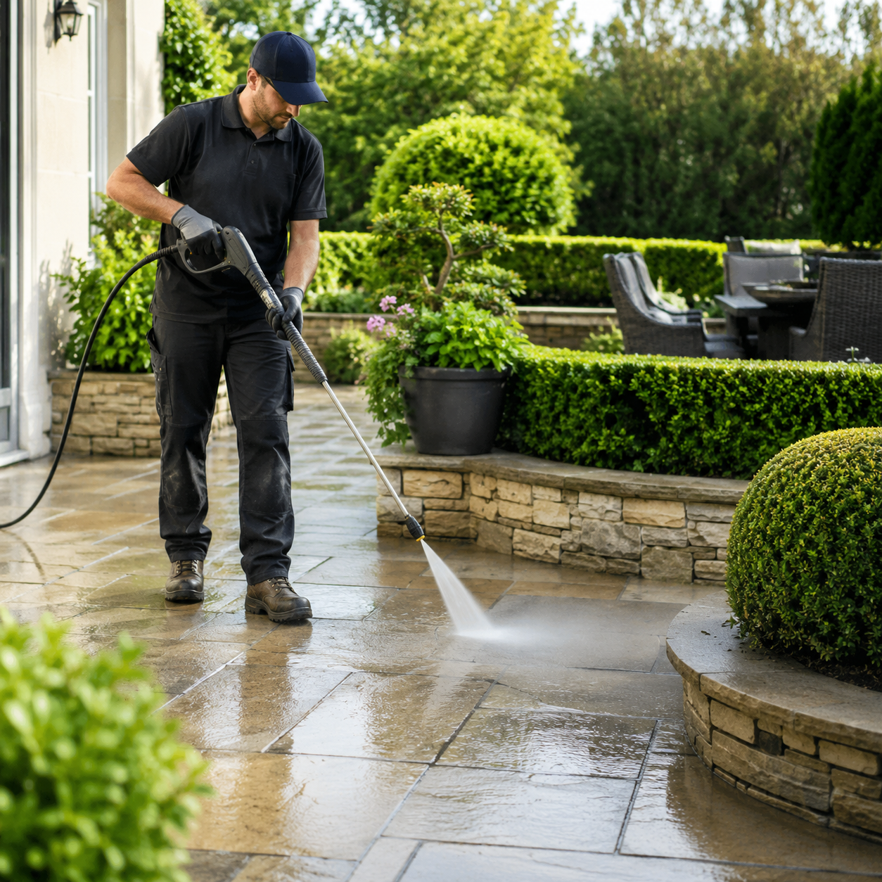 Patio installation and maintainance