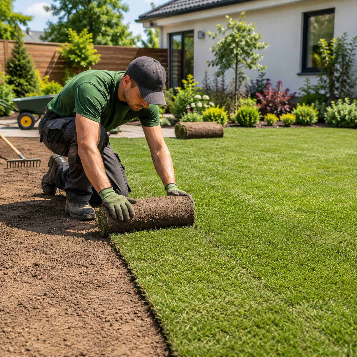 Lawn supply and installation