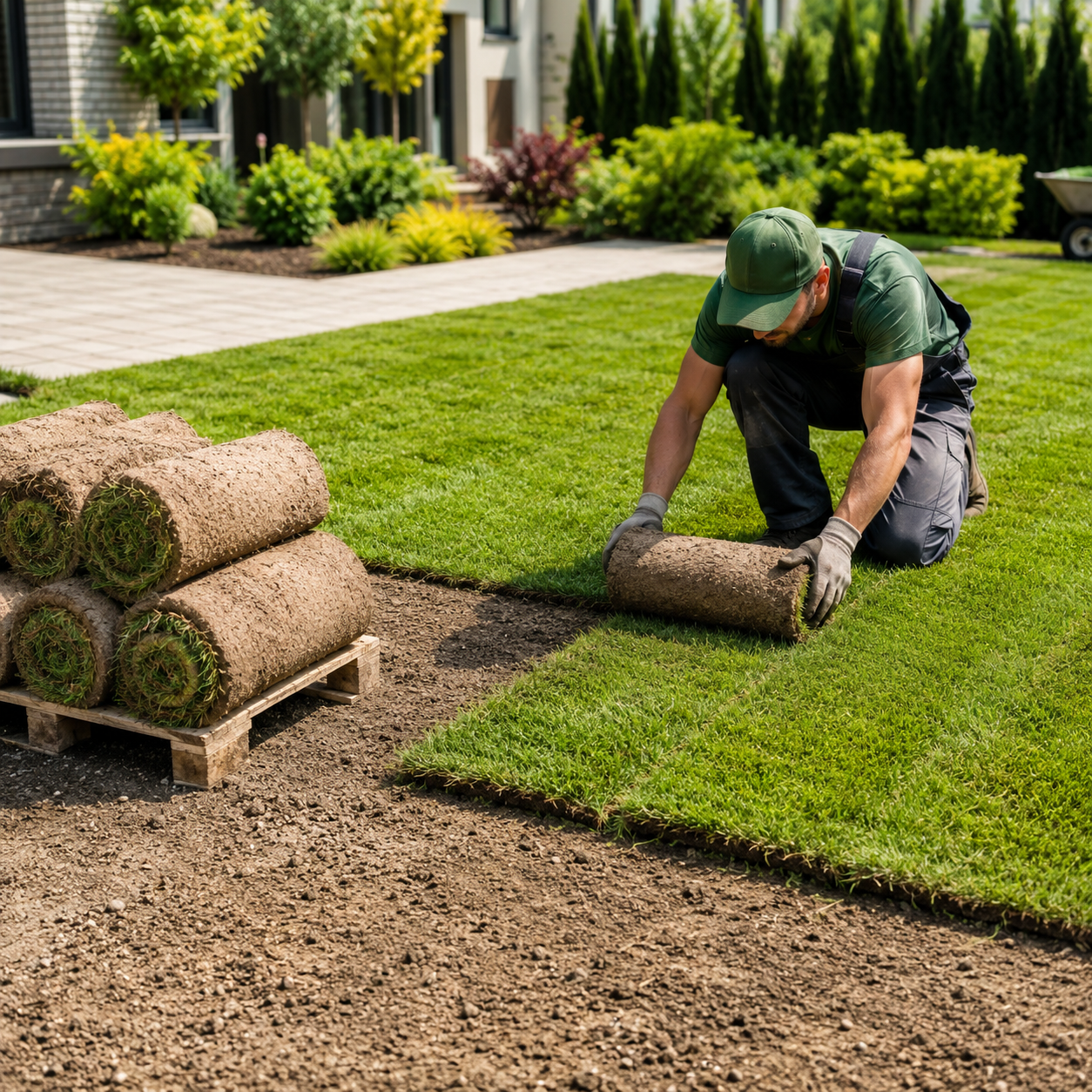 Lawn supply and installation